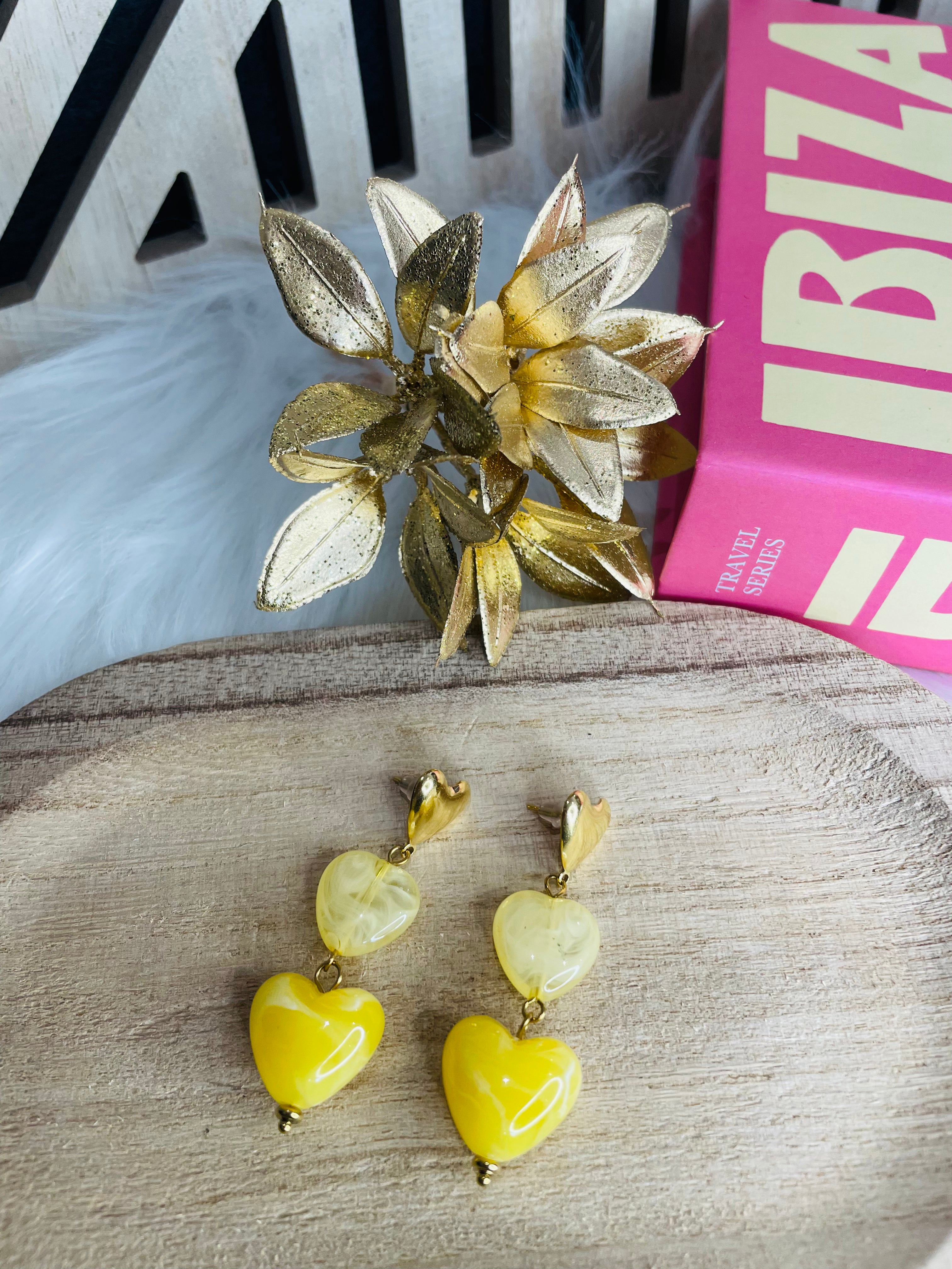 Boucles d'oreilles coeurs