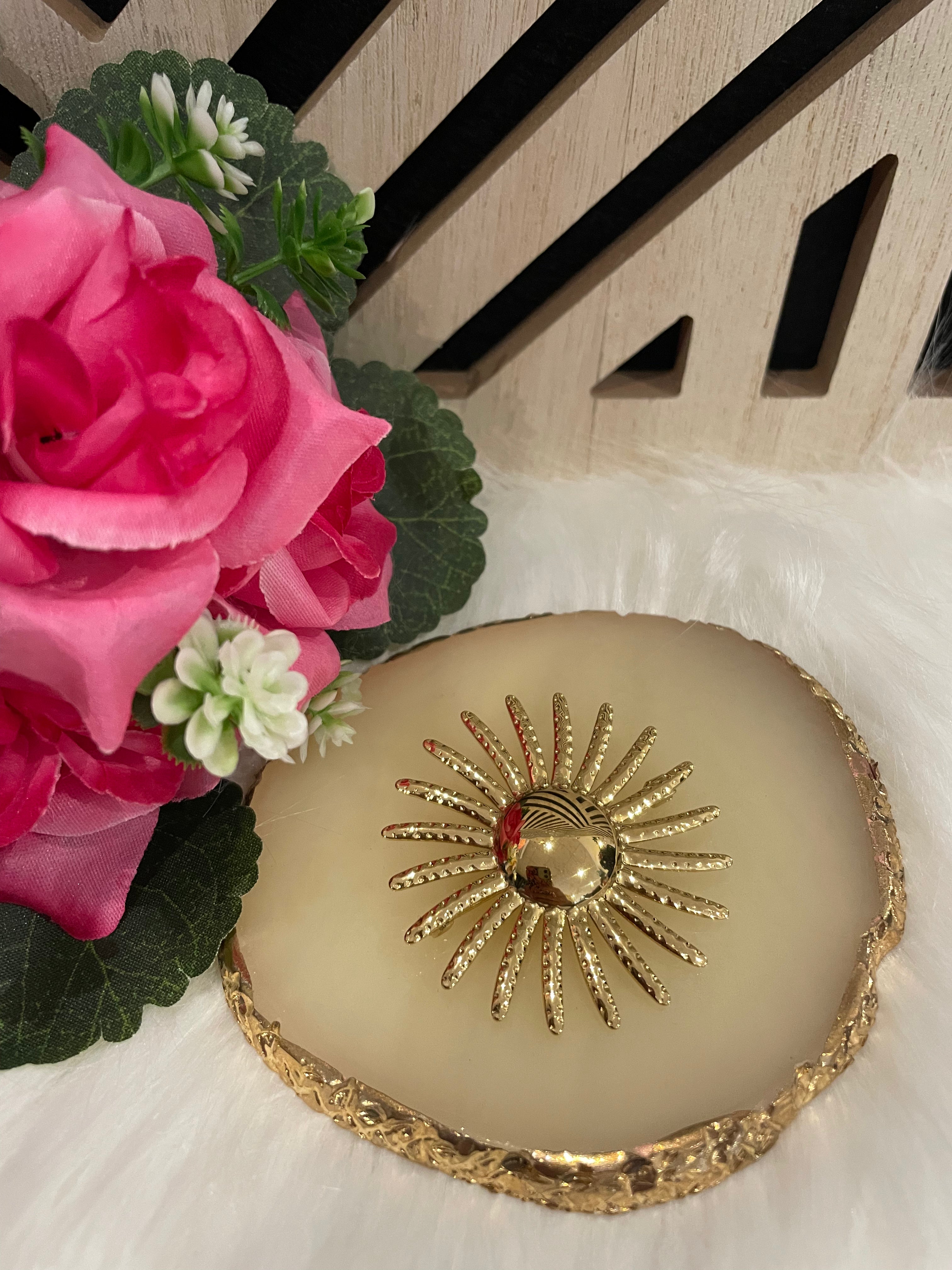 Broche soleil