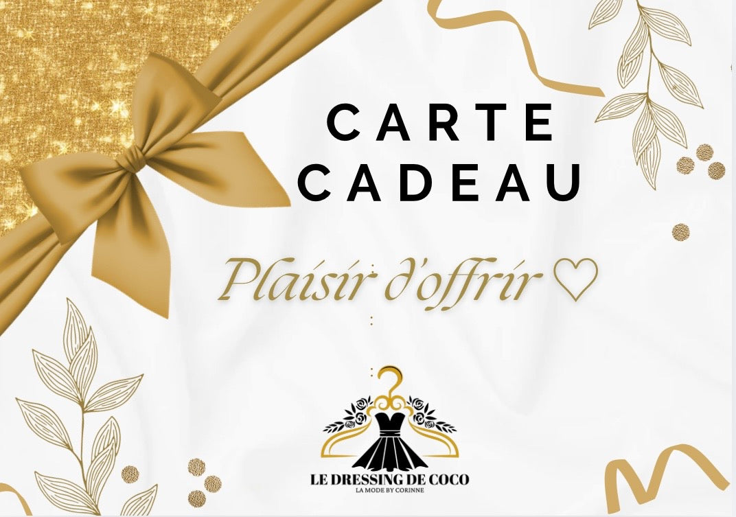 Carte-cadeau Le Dressing de Coco By Corinne
