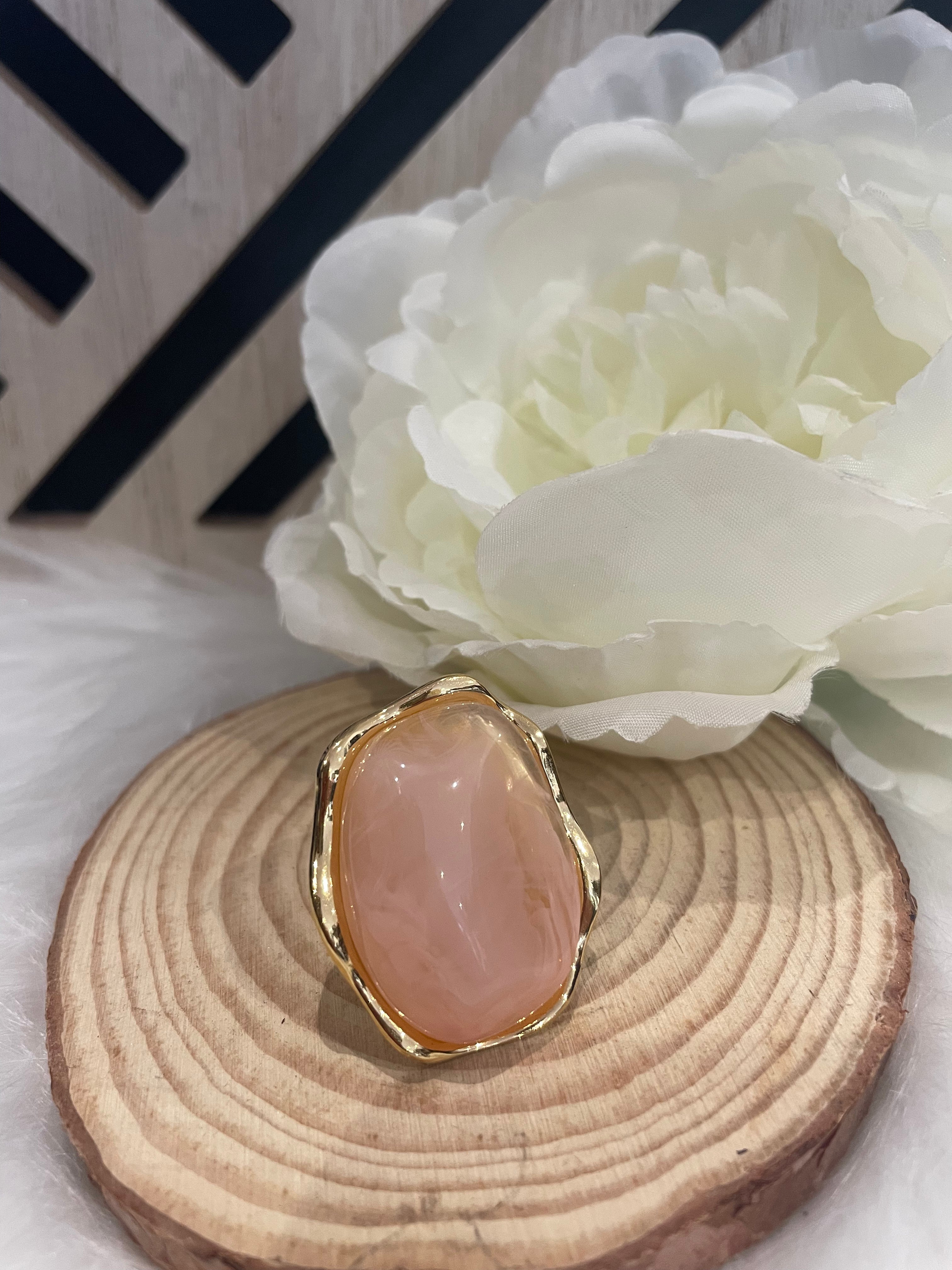 Bague pierre couleur