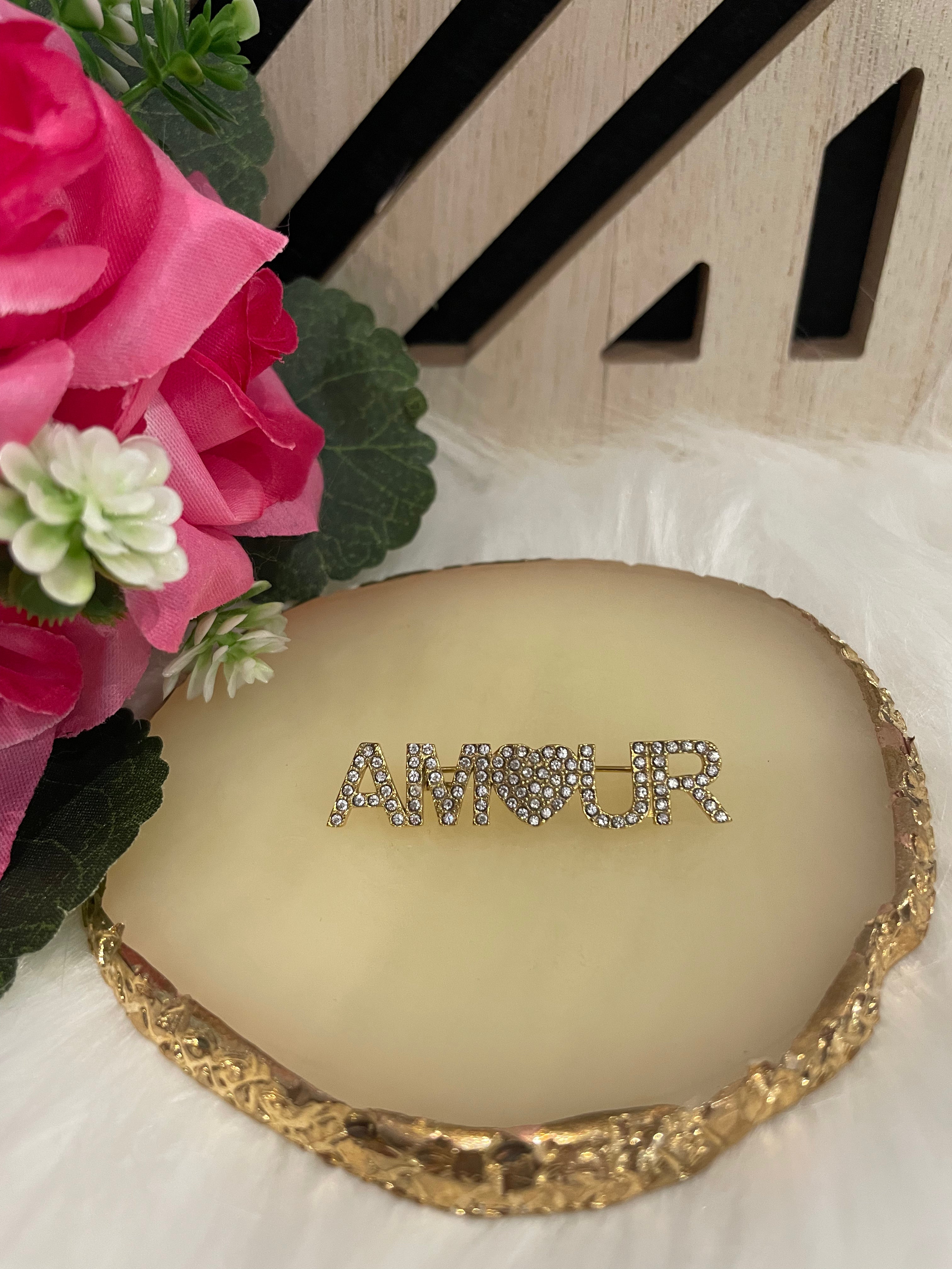 Broche AMOUR